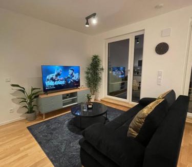 Schoenefeld Apartamento | Luxeriöses Penthouse Apartment am BER Flughafen