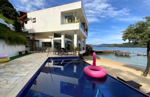 Frade Casa | Luxo Brasil #AR01 Mansión Praia da Árvore 09 Suites Playa Privada Angra Alquiler de Vacaciones