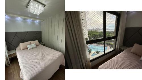 Penha Apartamento | Luxo com Ar, Piscina Aquecida e Vista Mar