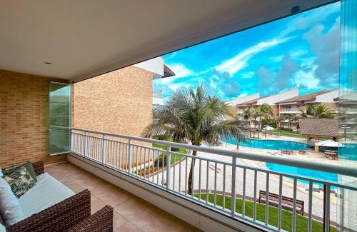 Porto das Dunas Apartamento | Luxo e Conforto à Beira-Mar com acesso direto para a praia no Porto das Dunas com 3 suítes, ideal para Famílias Exigentes
