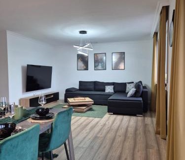 Dinslaken Apartamento | Luxsuite Still und Komfort 1 Balkon Grill TV-75 Zoll