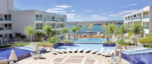 Brasilia Apartamento | Luxuoso Flat Brisas do Lago Terraço Aconchegante
