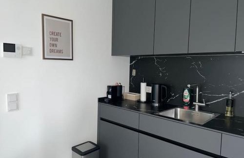 Berliner Vorstadt Apartamento | Luxuriöses Studio mit privatem Zugang zum See