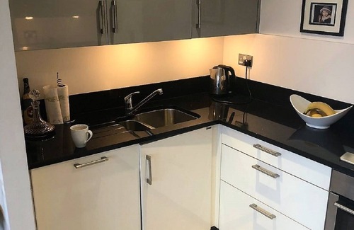 Dun Laoghaire Apartamento | Lujoso apartamento de 2 dormitorios y 1,400 pies cuadrados en Dunlaoire, estacionamiento gratuito