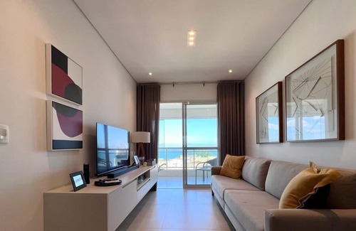 Santos Apartamento | Luxurious apartment overlooking Santos Beach - Marea 213