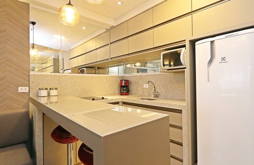 Matriz Apartamento | ❤️⭐ Luxurious Batel Apt Opposite the Shop. Curitiba - Swimming pool, sauna and gym ✅