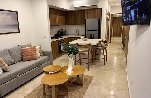 Colonia Olímpica Condominio | Luxurious Brand New Beachfront Condo with Stunning 17th-Floor Ocean Views