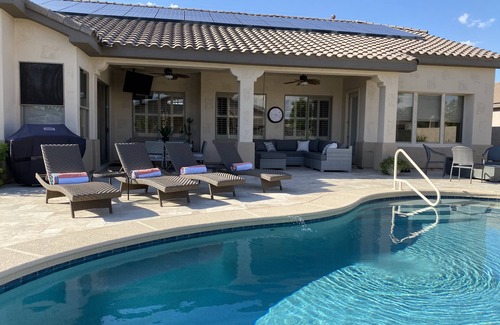 Wigwam Creek South Casa | Luxurious desert home with pool and game rooms!