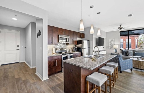 Rolling Mill Hill Condominio | Unidad de lujo en el centro de la esquina 2 habitaciones, 2 baños, vistas a la ciudad y al río, unidad de la esquina - # 320