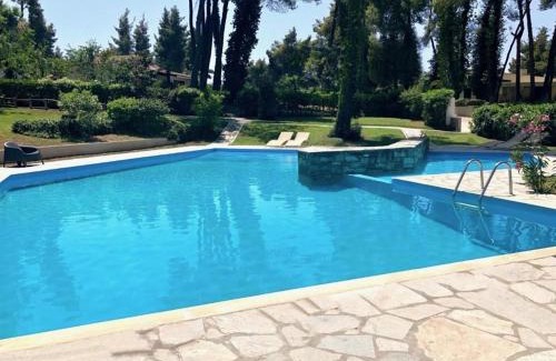 Sane Villa | Luxurious Sani Villa Luna with shared pool