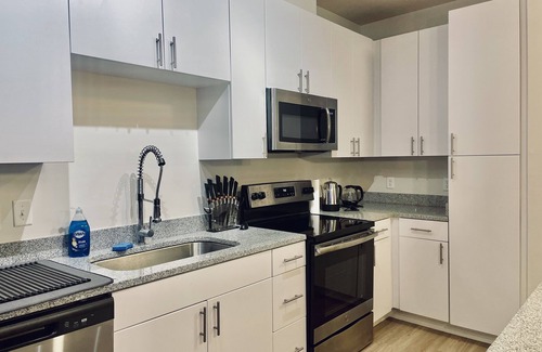 Downtown Baltimore Apartamento | Luxury 1 BR 1 BA w/Pool, Gym & Parking
