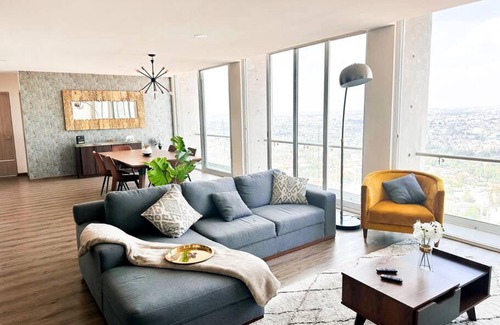 Zona de Angelópolis Apartamento | Luxury 3BR Apartment w Pool, Spa & Stunning Views