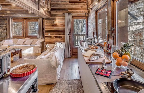 Les Brevieres Chalet De Esquí | Chalet de 4* en Tignes - 6 habitaciones, 6 baños, aparcamiento, wifi