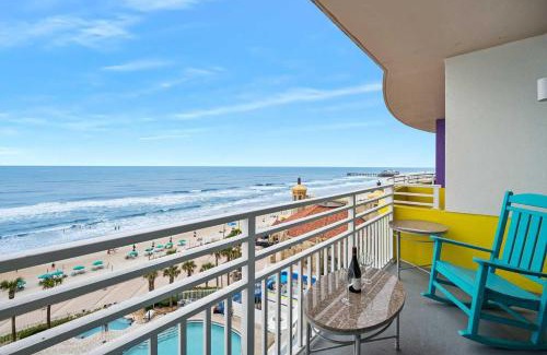 Brush - Stewarts Casa | Luxury 8th Floor 1 BR Condo Direct Oceanfront Wyndham Ocean Walk Resort Daytona Beach | 808