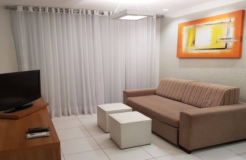 Algodoal Apartamento | LUJO Y moderno plano (ED. Mandai FRONT PRAIA DO FORTE), lleno Área de deportes