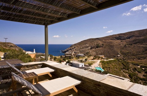 Andros Villa | Luxury Andros Suites | Beautiful Suite with Side Sea View | Zorkos