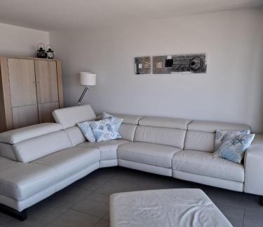 Westende Apartamento | LUXURY APP, frontal sea View + south terrace + garage