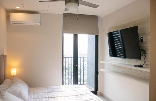 Monterrey Apartamento | Luxury aprt in walking Fundidora, free parking