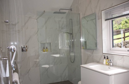 Kirkcudbright Cabaña | Romántico de lujo con vistas al mar y acceso privado directo a la playa