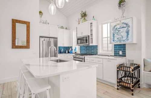 Cinnamon Shore Cabaña | Luxury Beach Cottage on Park w/ Porch Swing & Access to Great Amenities