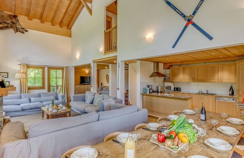Les Brevieres Chalet De Esquí | Chalet de lujo en Tignes: 6 hab., 6 bañ., sauna, para 12 pers., vistas a las pistas y al Dôme de la Sache