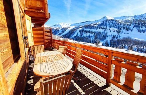 Isola Chalet De Esquí | Chalet de lujo en Isola 2000, cerca de pistas, 6 plazas, Wi-Fi incluido