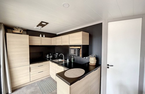 Jullouville Chalet De Esquí | Chalet de lujo en Jullouville: piscina climatizada, 6 plazas, WiFi, cerca de la playa