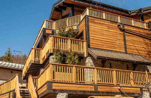 Les Brevieres Chalet De Esquí | Chalet de Lujo 6 Suites con Piscina, Jacuzzi y Sauna - Tignes