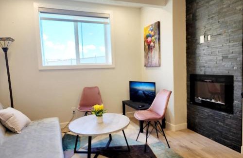 Leduc Apartamento | Luxury Cozy Basement Suite