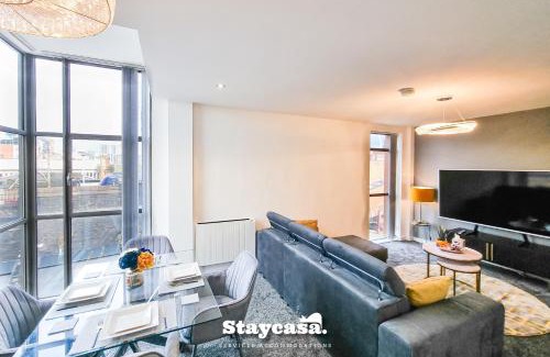 Castlefield Apartamento | Luxury Deansgate Apt Canal View & Free Parking
