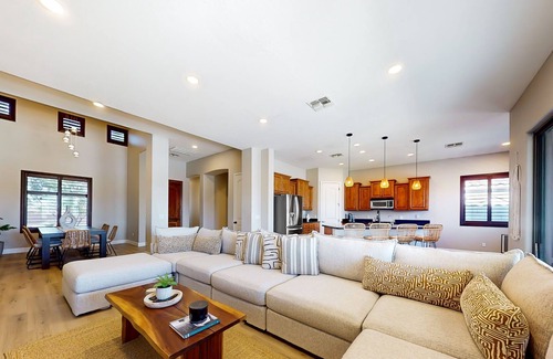 South Mountain Casa | Luxury desert retreat with a pool, cabana, grill, fireplace, & AC - dog-friendly