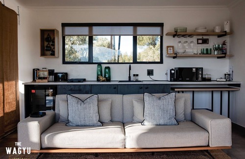 Paarl Cabina | Luxury Farm Stay Surrounded by Vineyards, Almonds, Wagyu Cattle & Mountain Views
