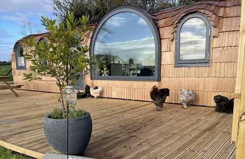 Widegates Cabina | Luxury glamping with sea and sunset views - Cornwall