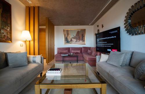 Anfa Apartamento | Luxury golden view apartment in les terrasses danfa ain diab
