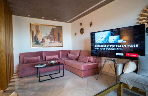 Anfa Apartamento | Luxury golden view apartment in les terrasses danfa ain diab