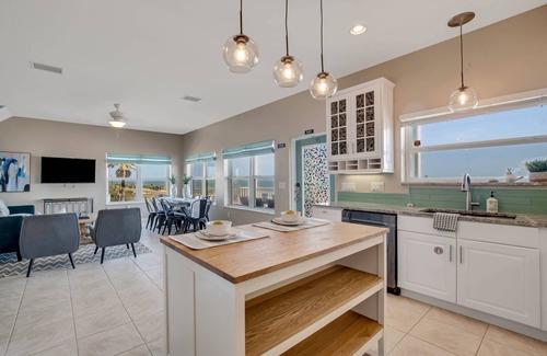 Flagler Beach Casa | Luxury Home with Amazing Ocean Views | Private Heated Pool | Steps to the Beach | 2 Expansive Decks
