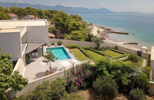 Sucuraj Villa | Luxury Hvar Villa | Villa Blue Oasis | 4 Bedrooms | Breathtaking Views of the Adriatic Sea | Beach front | Outdoor Pool and Hot Tub | Sucuraj