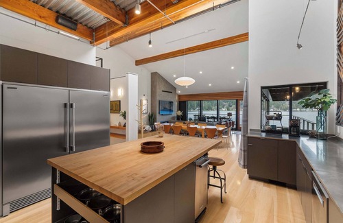 Olympia Casa | Luxury Lake Retreat Private Dock, Covered Hot Tub, Views, Kayaks