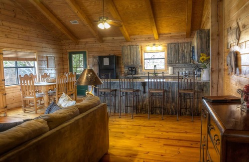 Rio Frio Cabina | LUXURY LOG CABIN #1 FRIO RIVER WATER FRONT