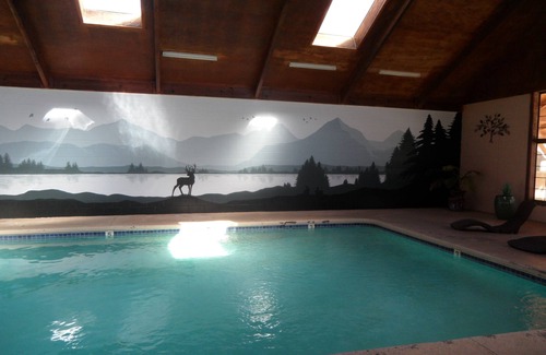 Lebec Cabina | ¡Luxuey Log Home Resort en 22 acres, rodeado de sus propias montañas!