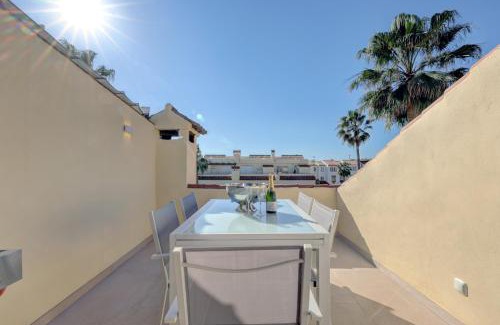 Marina de Casares Casa | Luxury modern beachfront 3 bed gated community townhouse with pool, sun terrace, sea views close to all amenities
