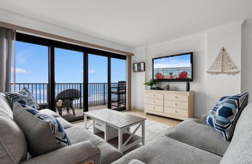 Cherry Grove Beach Apartamento | Luxury Oceanfront Condo with Pools, Hot Tub, Gym & Grill by myBeach Vacation Rentals