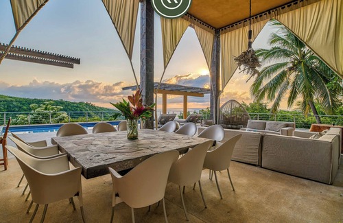 Chamela Casa | Luxury Oceanfront Villa - Private Beach - Pool