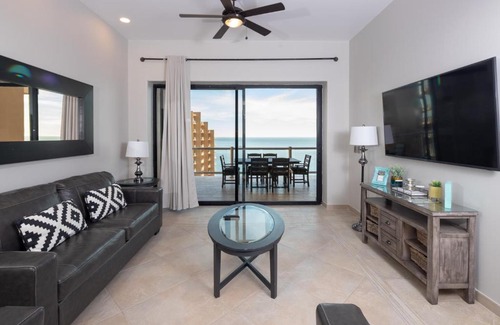 Puerto Peñasco Apartamento | Luxury Oceanview Condo - Las Palomas - Pool, Golf, Sandy Beach !