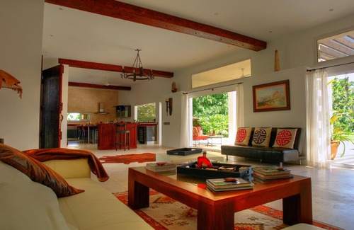 Las Terrenas Casa | Lujo en la playa, idílica cala océano, vistas espectaculares, piscina Infiniti