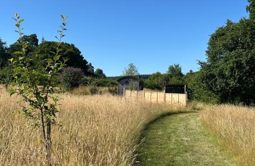 Chulmleigh Chalet De Esquí | Luxury One Bed Shepherd's Hut with Hot Tub