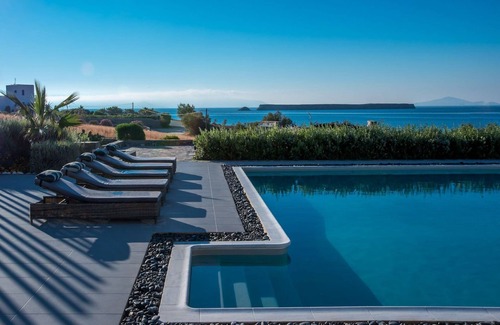 Chrissi Akti Villa | Luxury Paros Villas | De Luxe Villa | Sea View |Private Pool | 4 BDR | Tserdakia