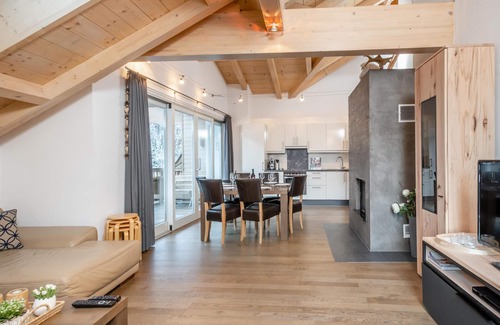 Viehhofen Apartamento | Luxury penthouse with 2 balconies