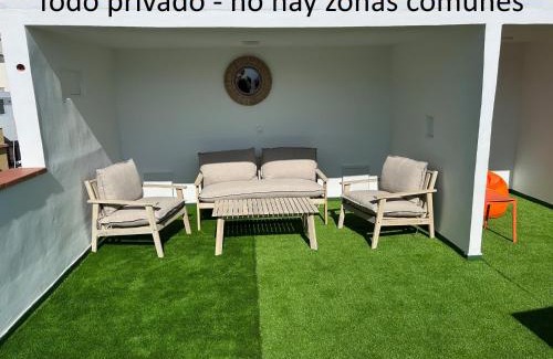 Los Realejos Apartamento | Luxury Penthouse BBQ Chill out terrace