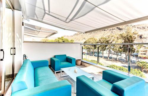 Lomo Quiebre Apartamento | Luxury Penthouse Puerto de Mogan with great terrace and sea view